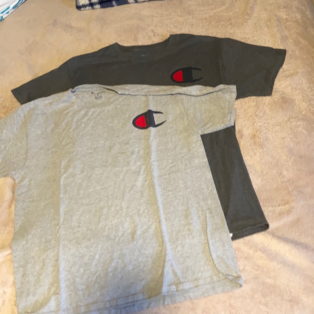 2 Champion shirts